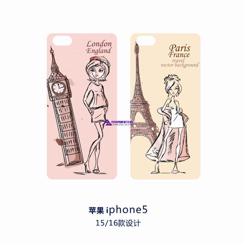 iphone5-5s 漫畫風(fēng)格手機(jī)殼設(shè)計