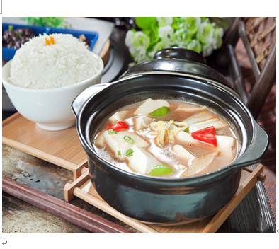 煲味傳奇煲仔飯產品-黃燜豆腐飯
