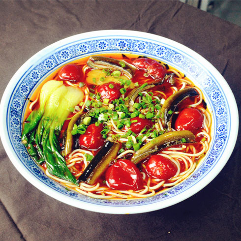 麻辣鱔魚(yú)面