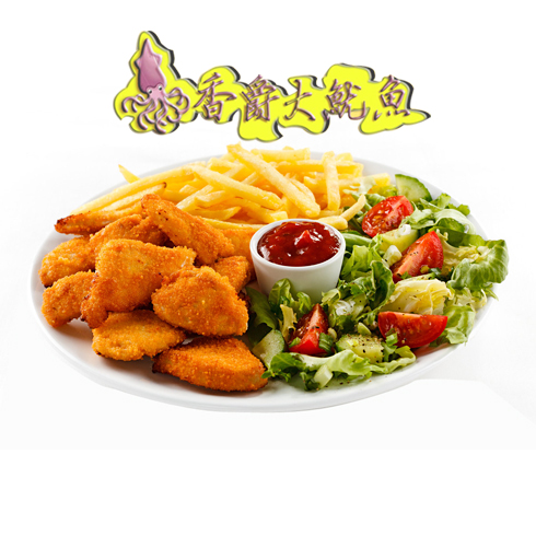 香爵大魷魚(yú)產(chǎn)品-炸雞塊