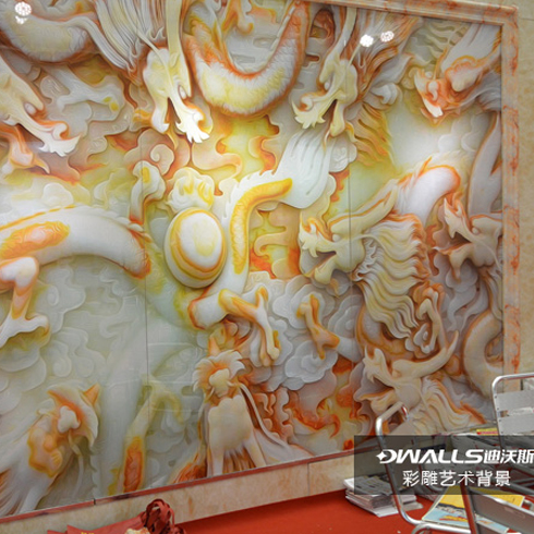 迪沃斯3D背景墻產(chǎn)品-彩雕藝術背景墻