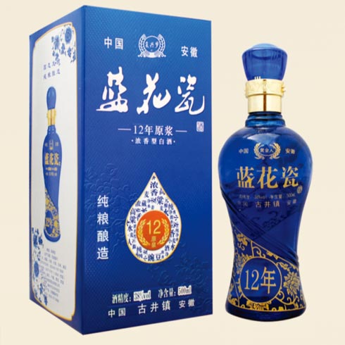 復興夢白酒產(chǎn)品-復興夢蘭花瓷12年酒
