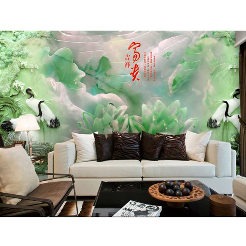 恒騰萬能材質打印機-仙鶴背景
