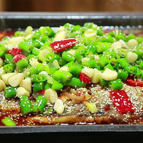 青椒香蒜烤魚(yú)