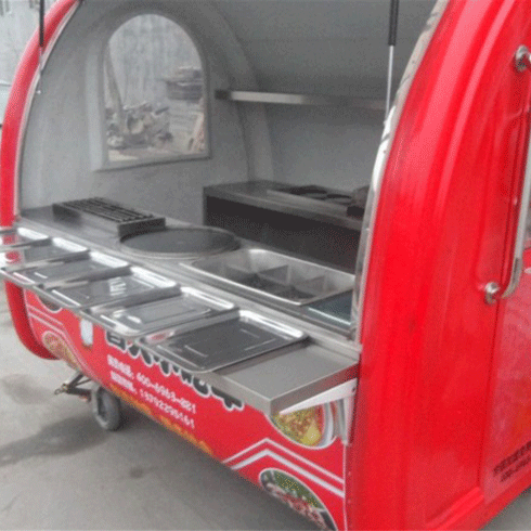 街頭霸王速食車(chē)-金蛋型美食餐車(chē)