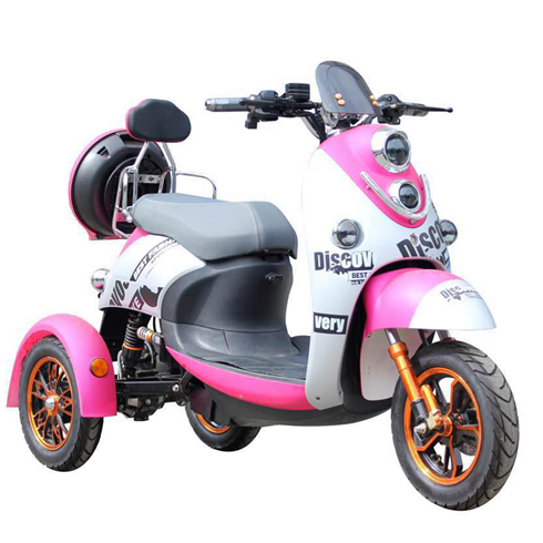 長林電動車-龜王三輪車紅色款