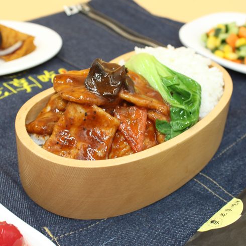 老享吃便當-黑椒肉片便當
