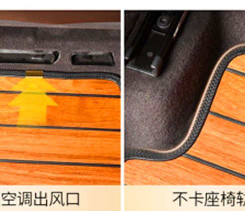 飛黃騰踏汽車(chē)實(shí)木腳墊-新實(shí)用腳墊